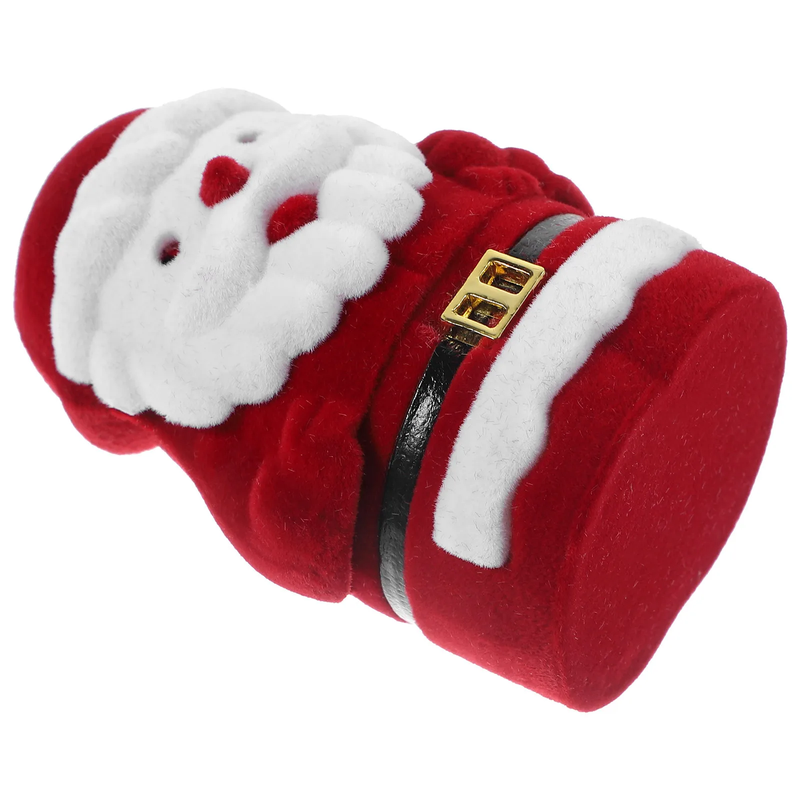 

Очаровательная шкатулка для драгоценностей Санта-Клауса, праздничный футляр для хранения ювелирных изделий для ожерелья, рождественский подарок для женщин и девочек, портативный органайзер