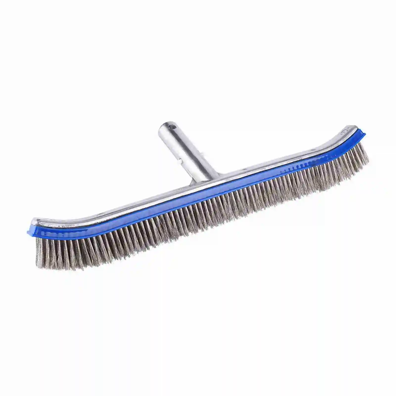 Cepillo de Limpieza para Piscinas de 18 Pulgadas, de Aluminio y Acero Inoxidable, Multifuncional, para Limpiar Paredes y Fondo, Apto para Estanques, Spas y Aguas Termales