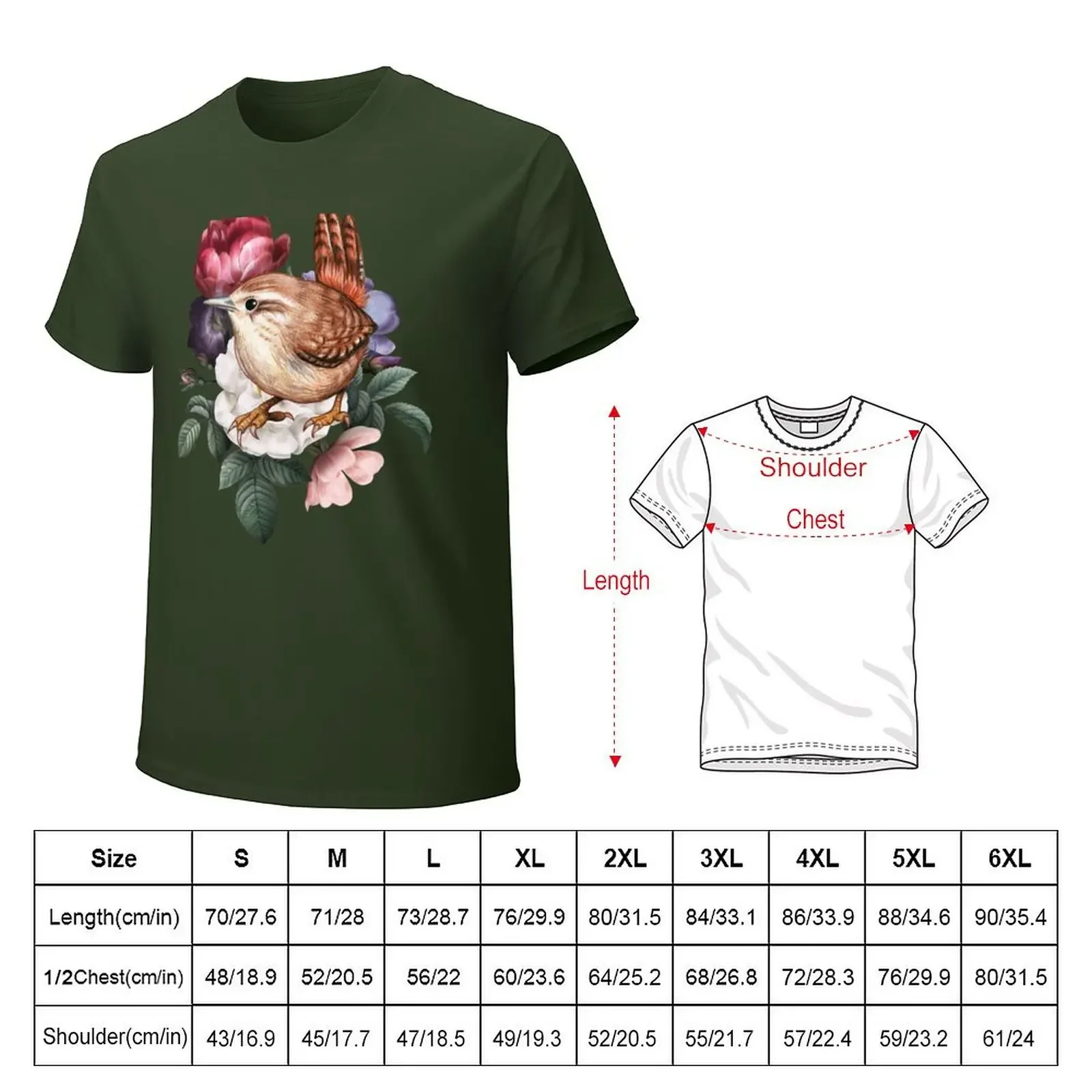 Carolina Wren Shirt , Bird Birding Lover Gift Lover Gift Tee T-Shirt T T-shirt