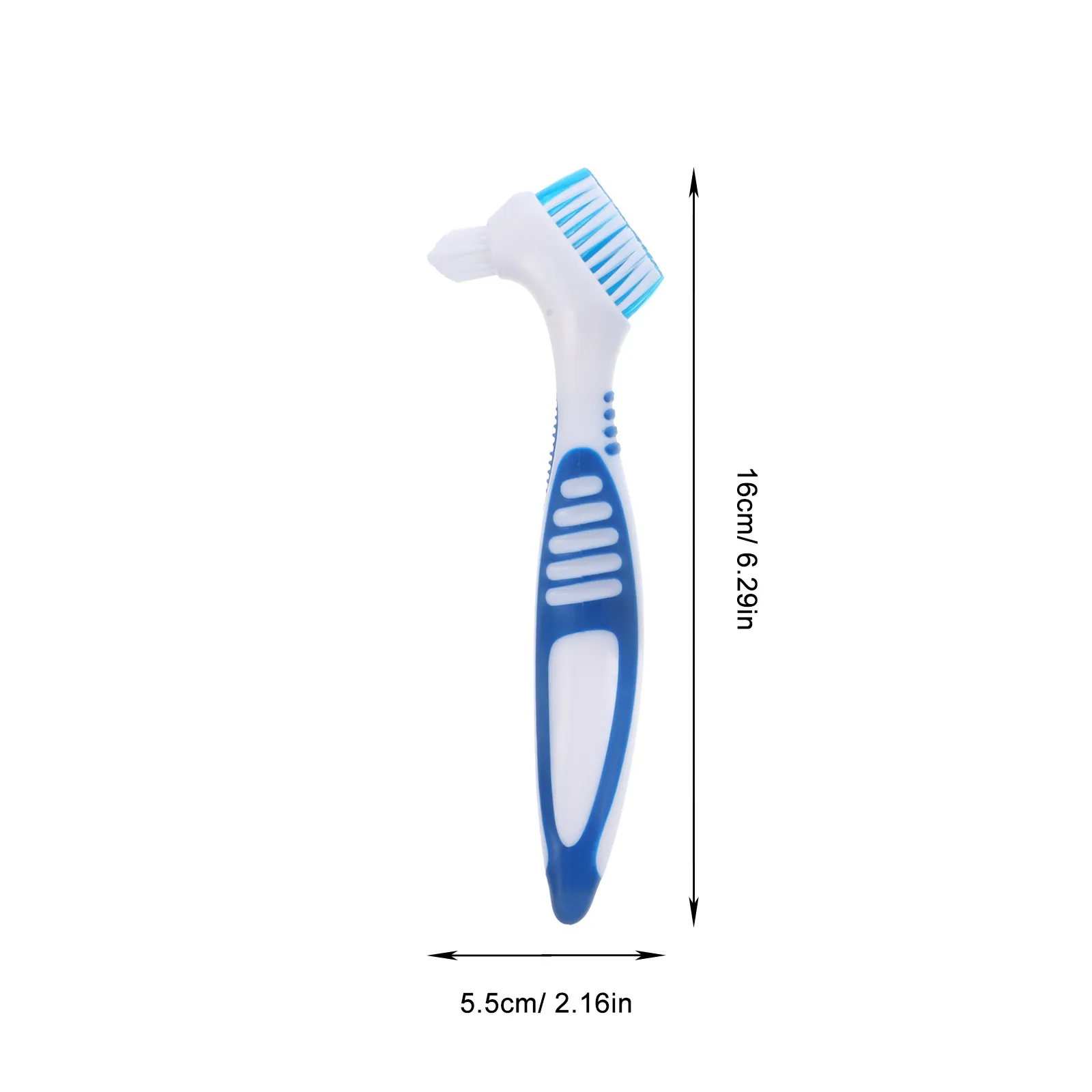 Environmentally Friendly Denture Toothbrush with Golden Ratio Design for Partial Semi Full Dentures Large Box Storage