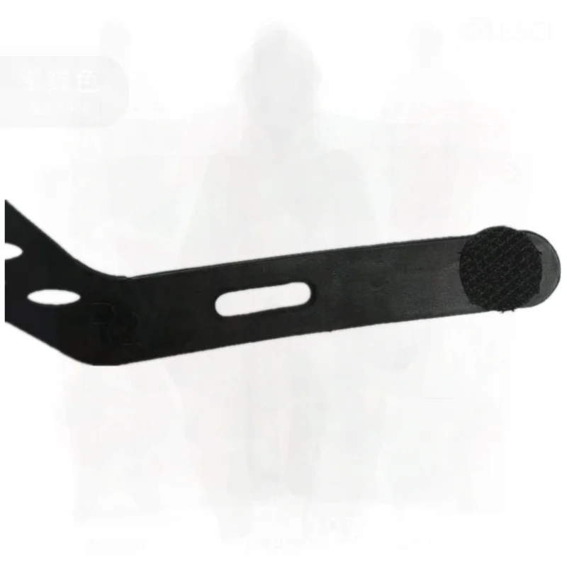 Unisex geheel zwarte M10 Regulator Fit helmhoes voor ski-elektrische auto- en rolschaatshelmen One Size Fits All