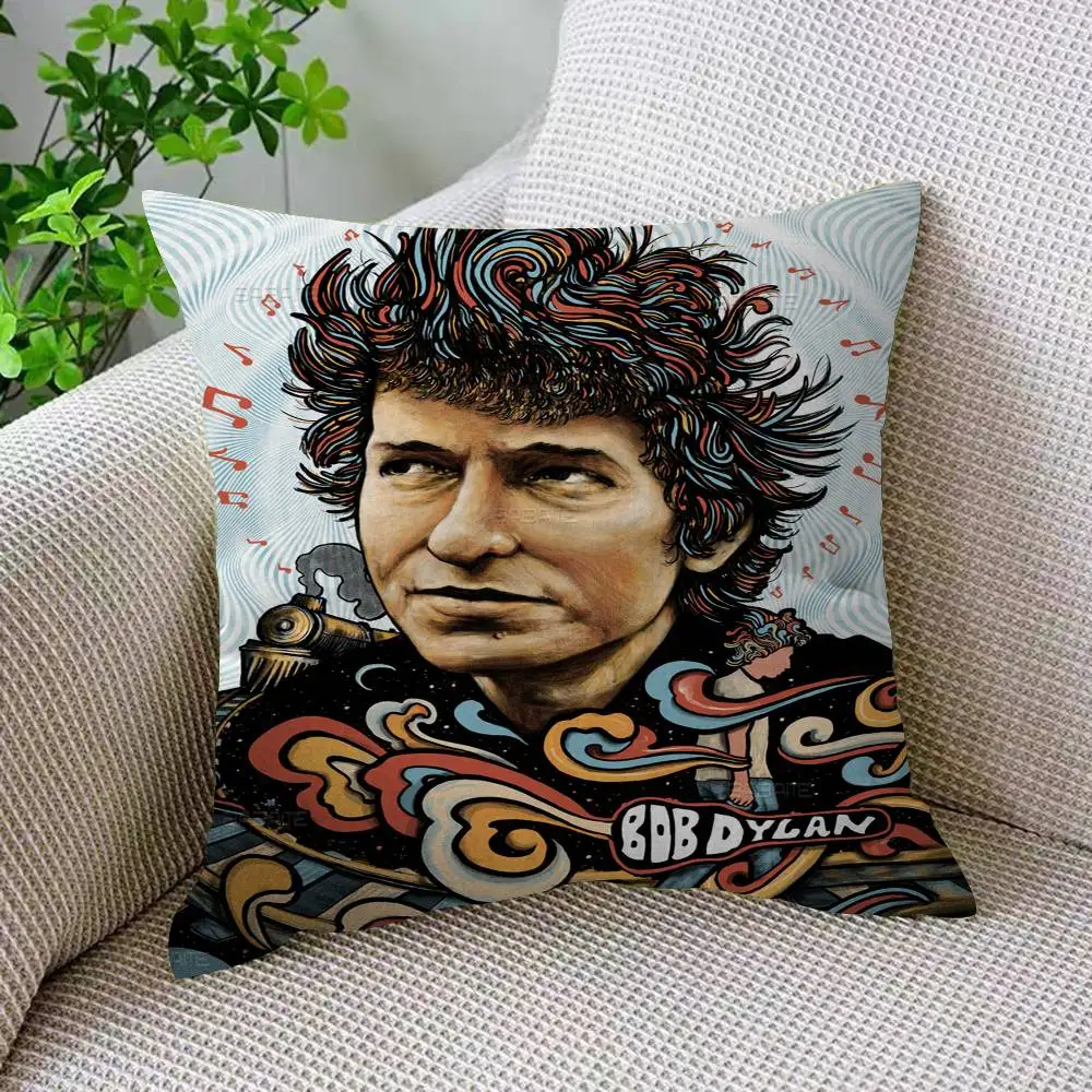 المغني B-Bob ديلان مغني الراب مكتب وسادة المخدة غطاء وسادة السيارة 45X45CM قطني المخدة أريكة غطاء وسادة #5