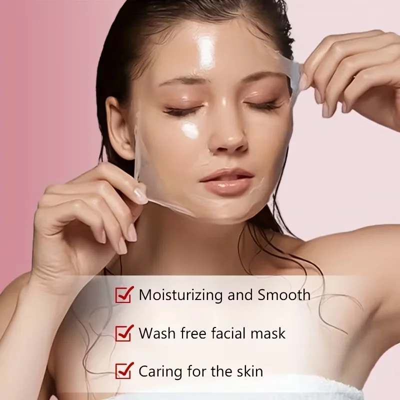 1 Stück/2 Stück/3 Stück Biotin-Kollagen-Tag- und Nachtmaske, Peel-Off-Maske, spendet tiefenwirksam Feuchtigkeit, hält die Haut hydriert und prall, strafft die Haut, hellt den Hautton auf und verleiht der Haut einen jugendlichen Glanz. Geeignet für den täglichen Gebrauch und als Geschenk für die Feiertage. Hilft ihr, mit einem schönen Teint zu glänzen, geeignet für Männer und Frauen. – Detail 2