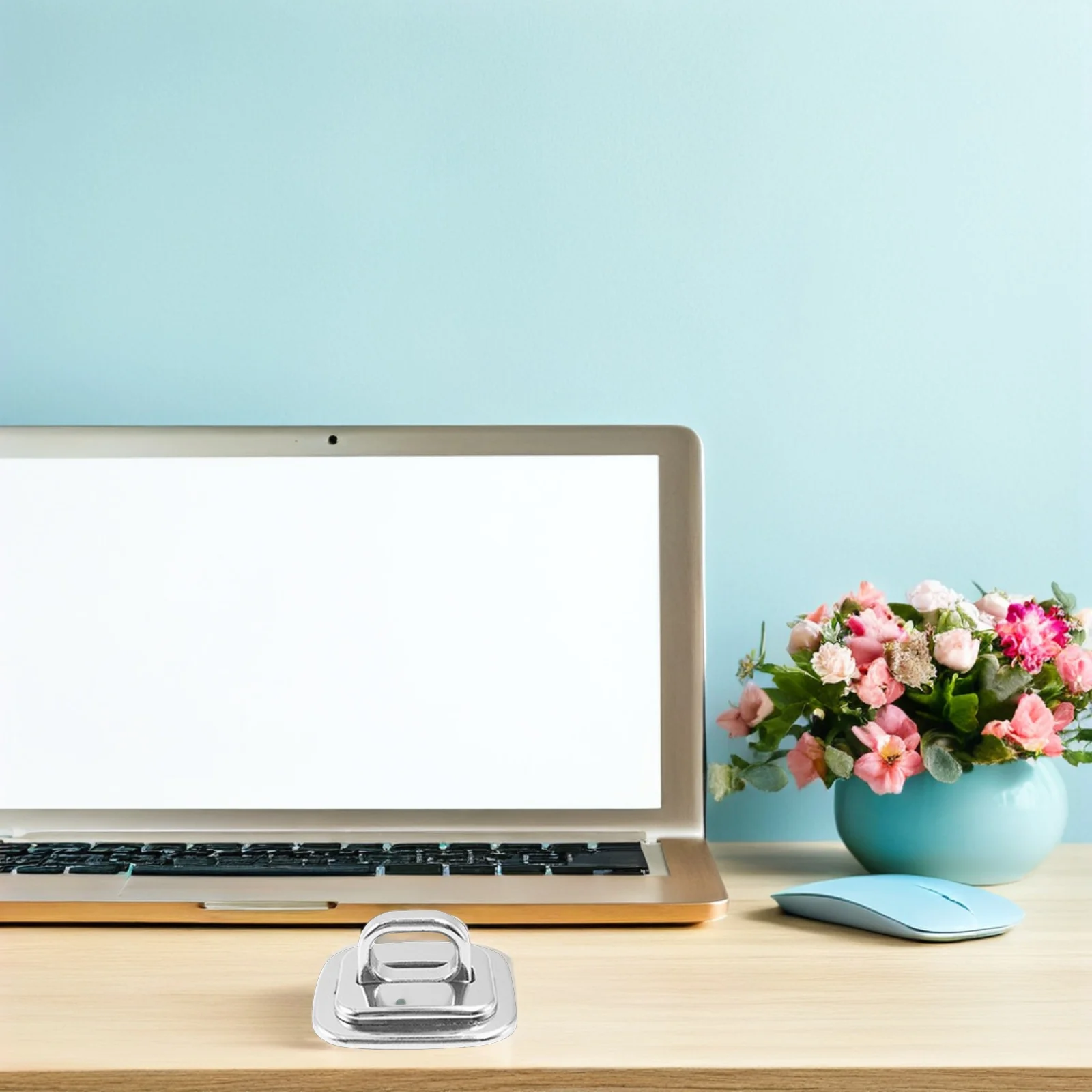 

Anti Theft Lock Slot Security Laptop Anchor Plate Plate Desk Mount Anchor Cable Compatible Models Durable