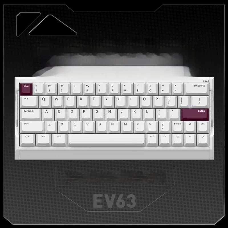 

IQUNIX EV63 Magnetic Switch Keyboard RGB Custom 0.01mm RT 8kHz Polling Rate CNC Aluminum Shell Gaming Keyboard PC Accessories