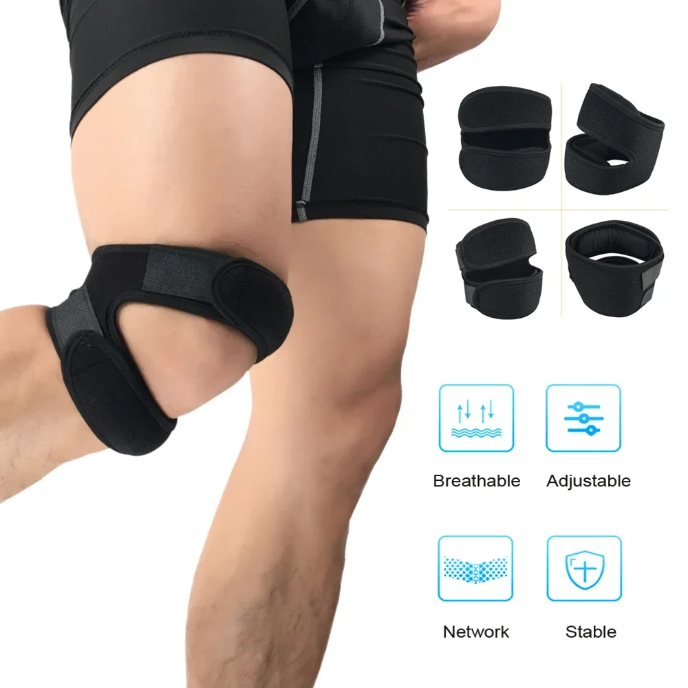 1Pcs Patellar Tendon Support Strap Reduce Patellar Tendonitis Knee Brace with Patella Stabilizer –for Running, Tendonitis, MCL