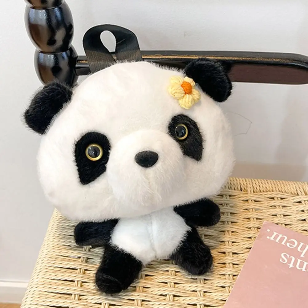 Casual Stuffed Animals Panda Backpack Cute Cartoon Fluffy Plush Shoulder Bag Soft Plush Toy Schoolbags Coin Purse