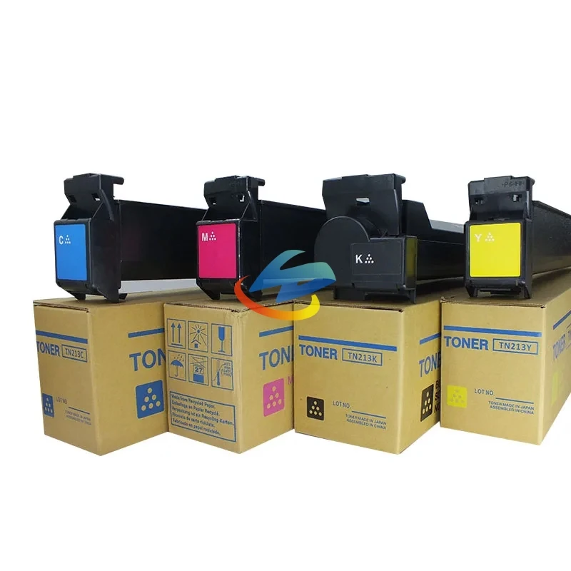 4PCS TN213 TN214 TN314 Toner Cartridge for Konica Minolta Bizhub C253 C203 C200 C210 C200E C353 C7720 C7721 CMY340g BK440g