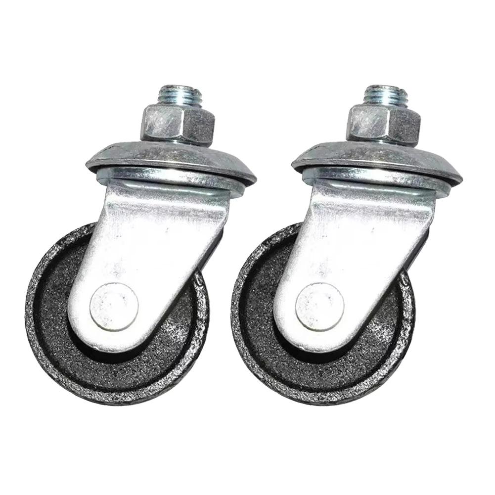 Tough Steel Caster Pair Suitable For Diverse Applications Including Vehicle Lifting And Trailer Support 2 Pcs Set