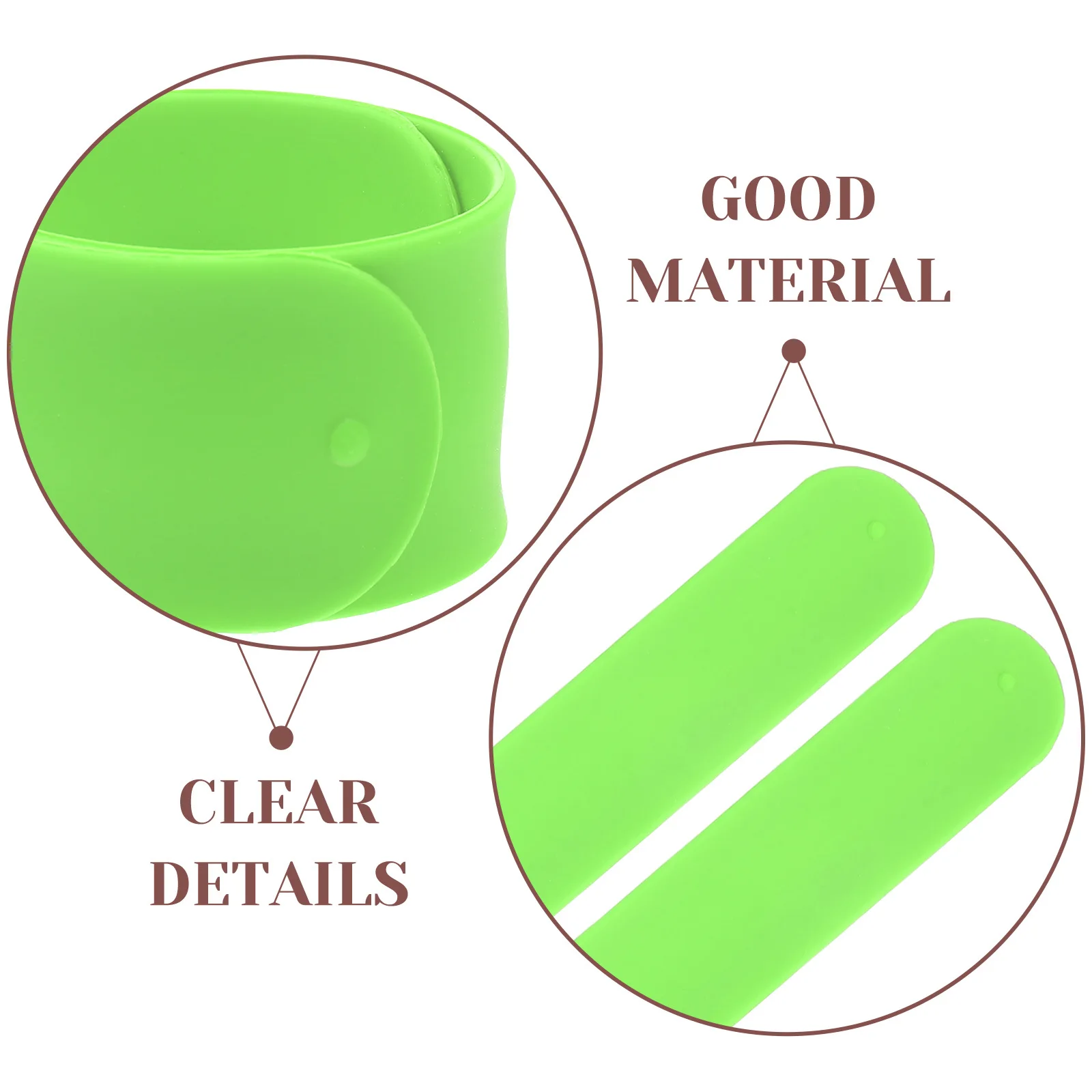 12 قطعة أساور صفعة سيليكون فارغة لينة مرنة أربطة إطباقية DIY بها بنفسك الديكور حفلة عيد ميلاد لصالح الهدايا ديسكو صفعة أساور