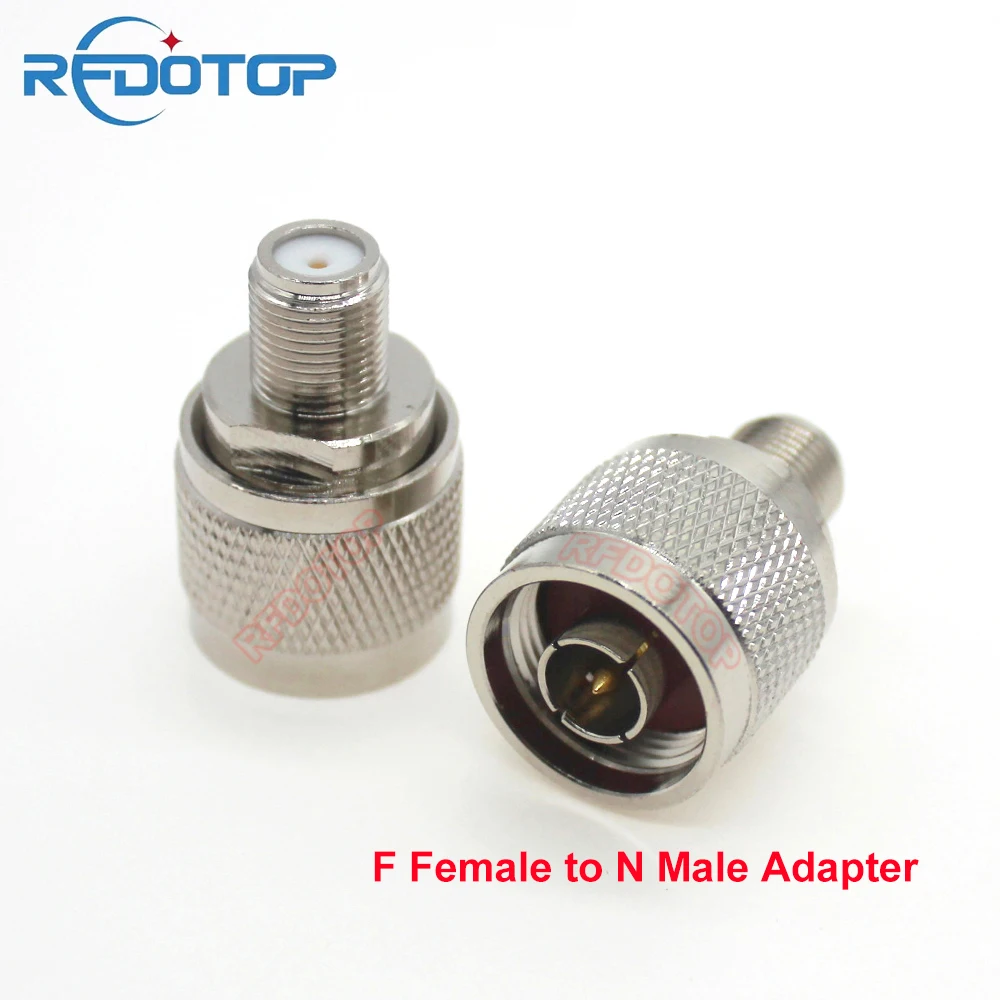 L16 N Male Plug to F Female Jack Connector for CCAV Vedio TV Antenna Adapter N-F-50JK F Type Female to N L16 Male RF Convertor