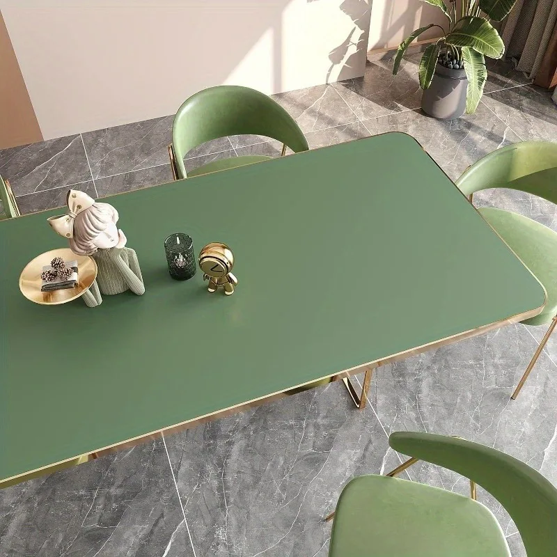 Vinyl Green Matte Contact Paper Self-Adhesive Removable PVC Wallpaper Easy Peel & Stick Kitchen Bedroom Living Room Home Decor