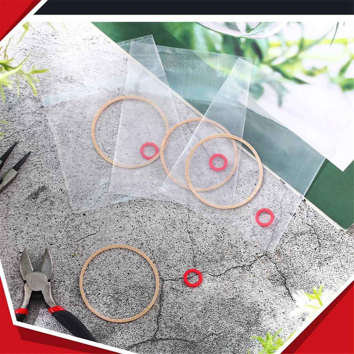 Новый 4 шт. 16010-883-015 комплект прокладок чаши карбюратора прокладка карбюратора детали газонокосилки детали карбюратора для Honda Gcv160