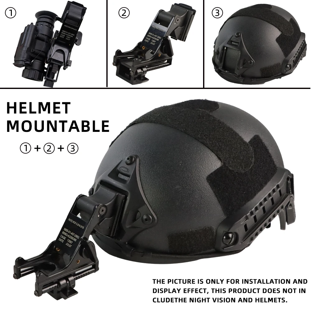 Rhino NVG kit montaje soporte casco visión nocturna PVS-14 - imagen 3