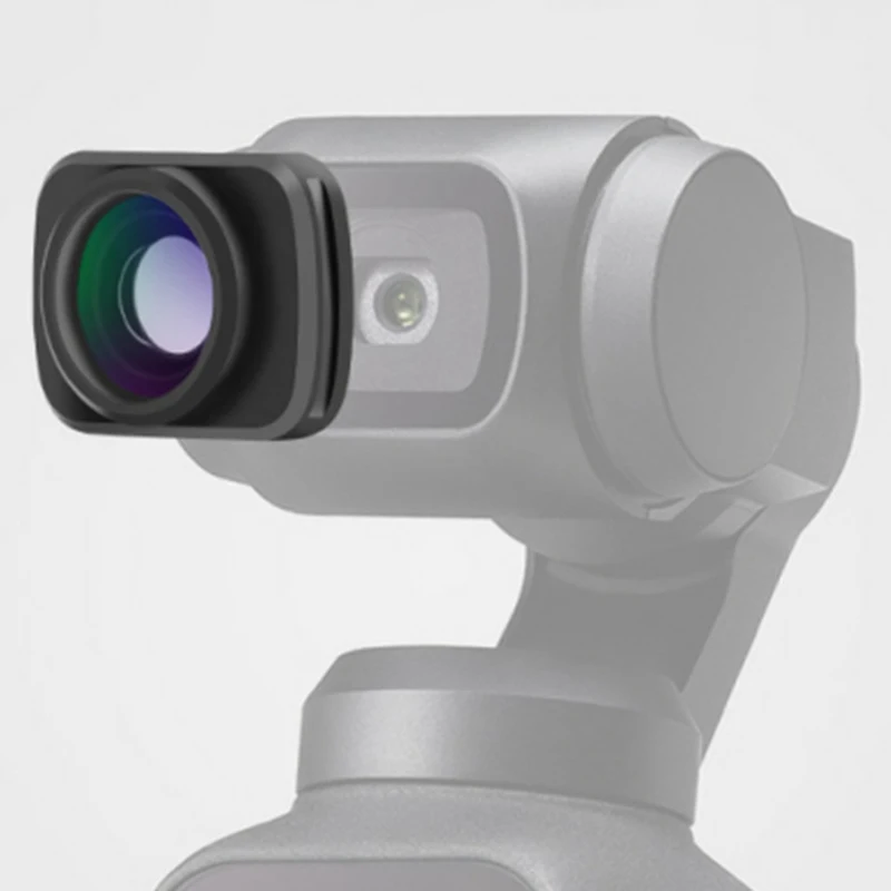 مجموعة كاميرا A26P 3 في 1 بزاوية واسعة لعدسة عين السمكة الماكرو لـ DJI Osmo Pocket/2 Vlog Pocket ملحقات عدسات Gimbal المحمولة