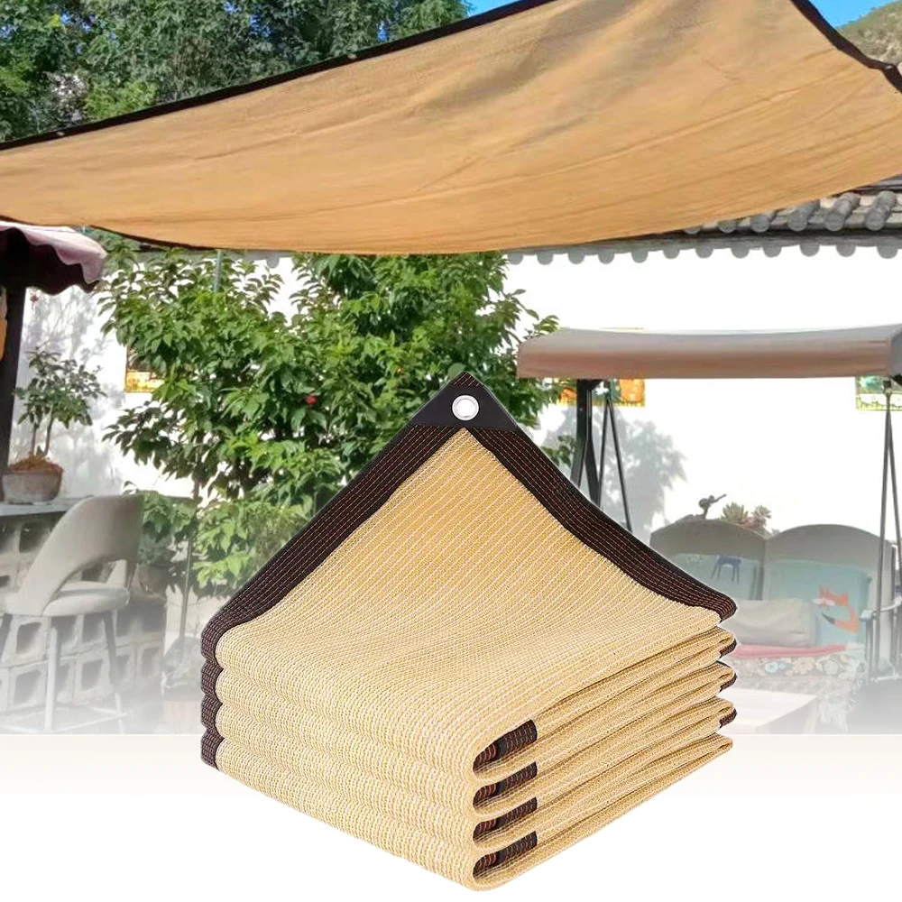 HDPE Thickened Shading Net for Garden Plant, UV Protection, Outdoor Courtyard, Household Swimming Pool Sunshade, Customized Size