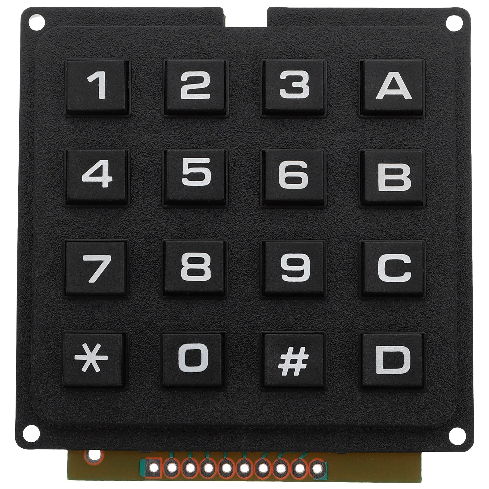 

Industrial Keyboard Module Membrane Keypad 16 Keys Compact Matrices Switch for Microcontroller Control Panel Industry Use