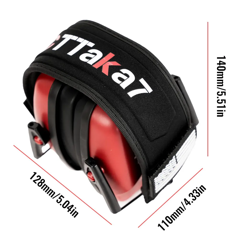 أكواب أذن عصرية TTAKA7، أكواب أذن قابلة للطي مثبتة على الرأس، لا تحتاج إلى مصدر طاقة. تقليل الضوضاء السلبية، المطابقة غير الرسمية