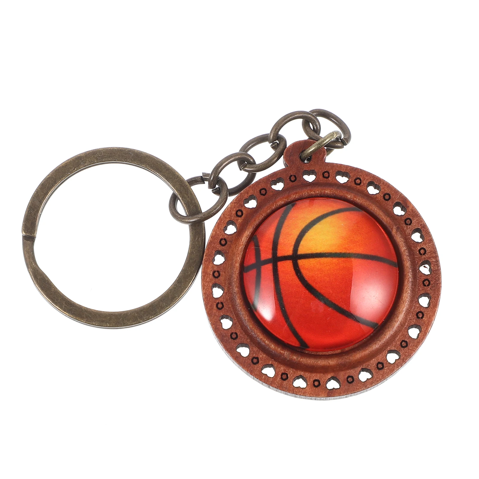 Sports Keychains Chain Sports Key Pendants Football Key Ring Glow Night Decorative Accessories for Bag Car Keys Gifts