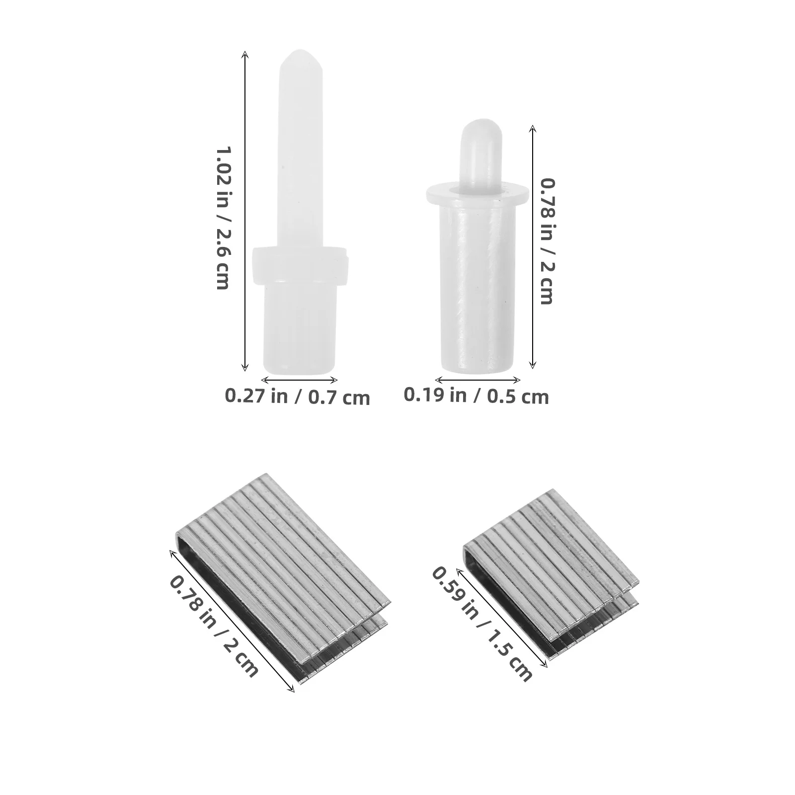 1 set Shutter Pins Plastic Metal Shutter Window Replacement Parts Replacement For Window Shutters Louvers Fixing Hardware Tools