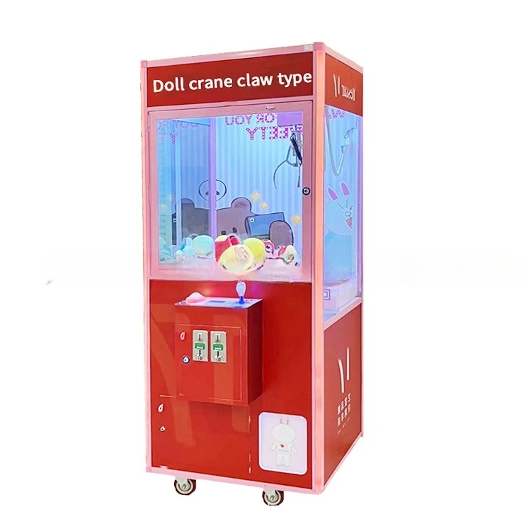 

Fully transparent doll grabbing machine coin-operated fishing and hanging doll machine all-in-one machine
