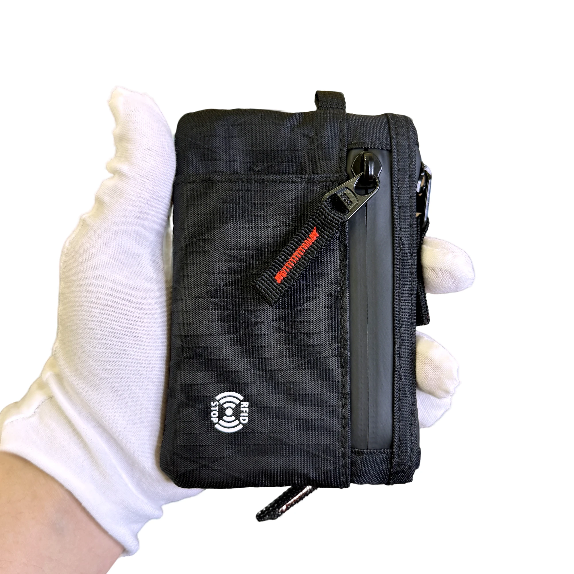 Edc Fashionable Rfid Anti-Theft Ultra-Thin Wallet |   Unisex Zippered Coin Purse |   Multi-Compartment Credit Card Holder, Portable and Lightweight Travel Accessory