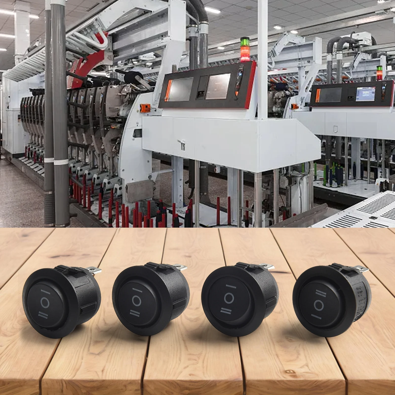 

10A 125V Rocker Switch 3 Position Rocker Switch For Various Applications Easy Panel Mount Plastic And Metal Switch