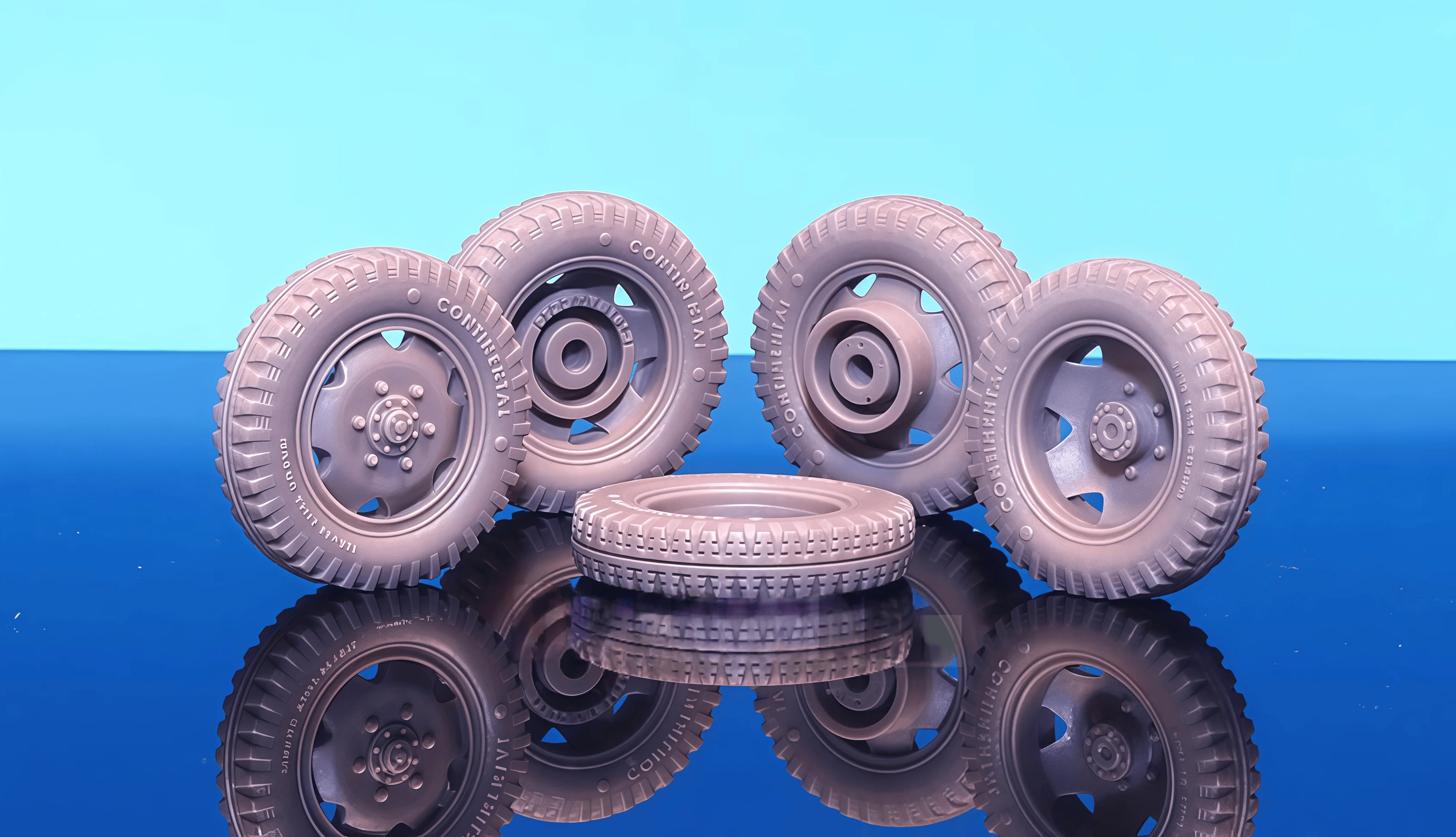 

Комплект для сборки модели из литой смолы 1/35, смоляная шина Steyr 1500A, неокрашенная