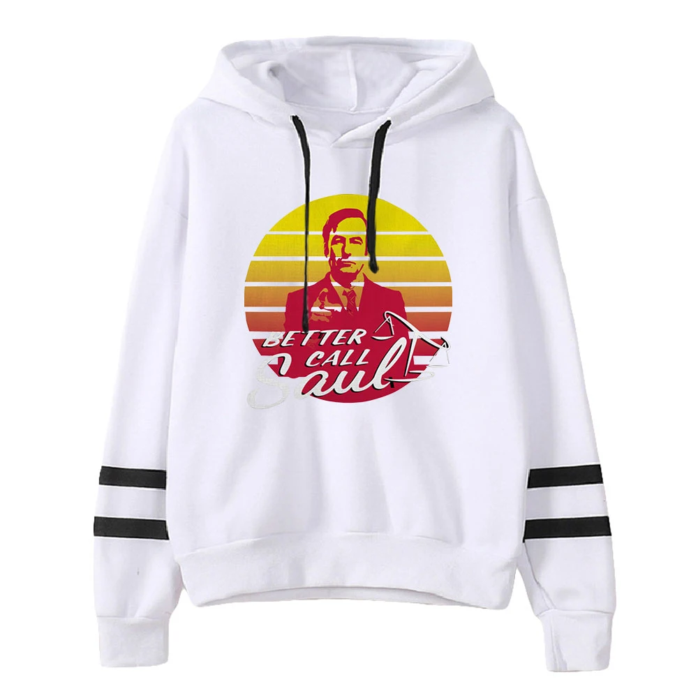 Better Call Saul Hoodie Unisex Pocketless Parallel Bars Sleeve Sweatshirts Men Women Hoodie Casual Style Fashion Clothes