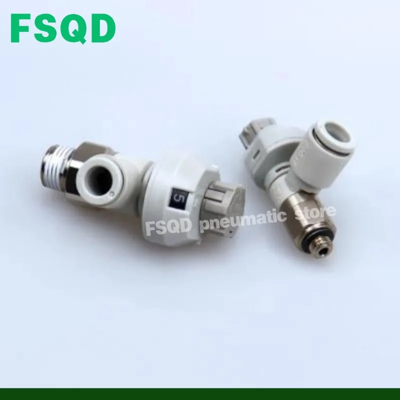 Speed Controller Throttle Valve With Scale AS3201FS-03-06S AS3201FS-01-08S AS3201FS-02-10S AS4201FS-04-08S 10S 12S  AS Series