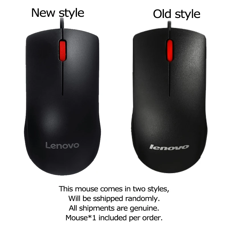 Lenovo M120 Pro Wired Mouse Classic Red Dot M120pro Wireless USB Ergonomic Comfort for PC Laptop Notebook Windows XP/7/8/10 Mac