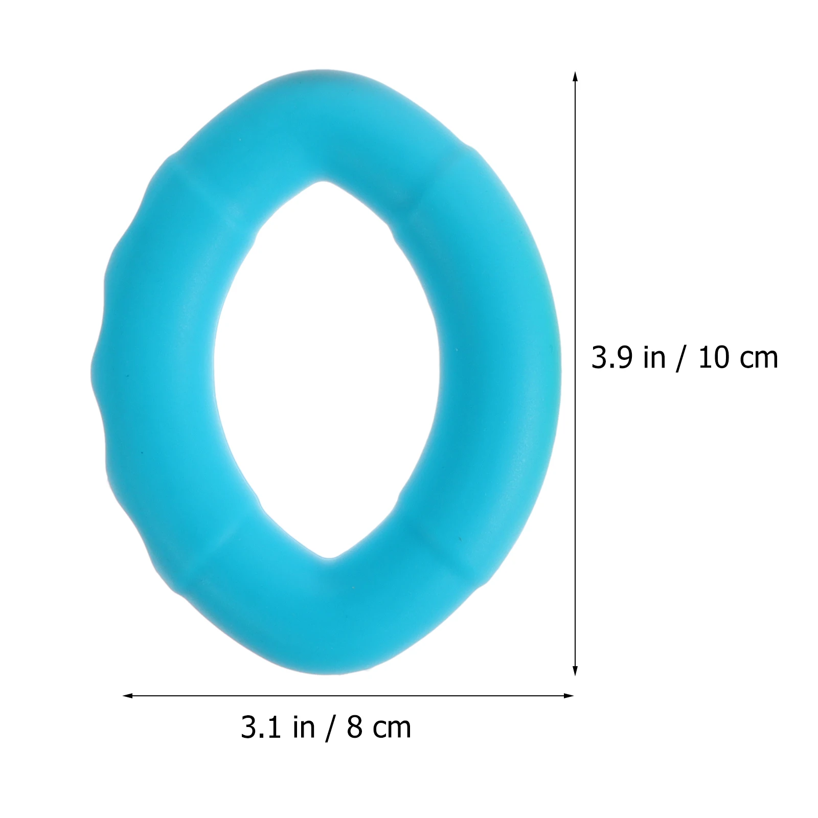 

4Pcs Hand Grip Strengthener Rings Silicone Finger Massage Trainer Oval Shape Hand Exercisers Muscle Strength Fitness Training