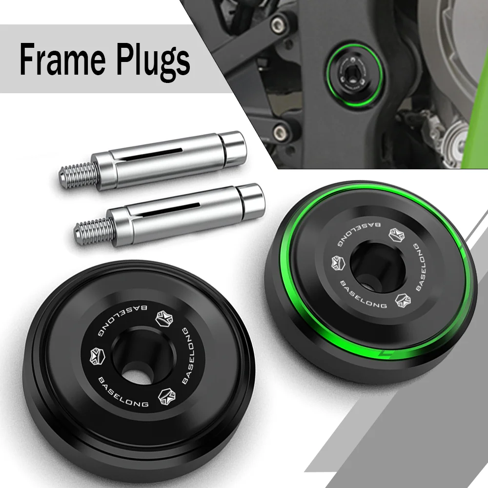 

Motorcycle Accessories Frame Hole Cover Screw Caps Decorate Plugs For Kawasaki Z1000 Z1000SX Ninja 1000 Ninja1000SX ZX10R ZX10RR