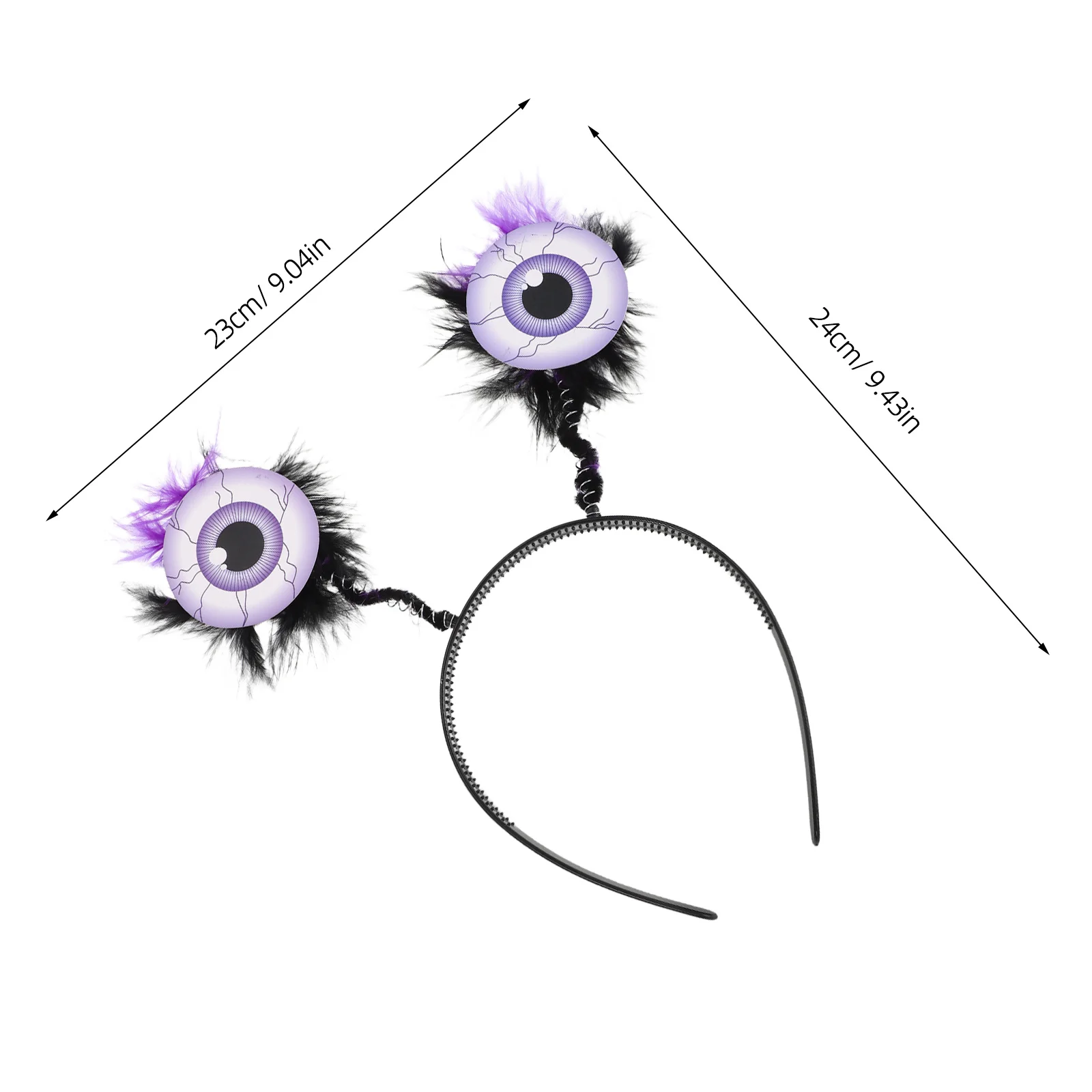 Bandeau globe oculaire d'halloween, 4 pièces, Unique, effrayant, grand Design, Flexible, léger, confortable pour enfants et adultes, fête costumée