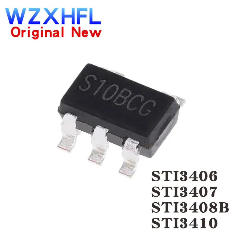 10PCS New STI3406 STI3407 STI3408 STI3410 STI3408B SOT23-5 IC