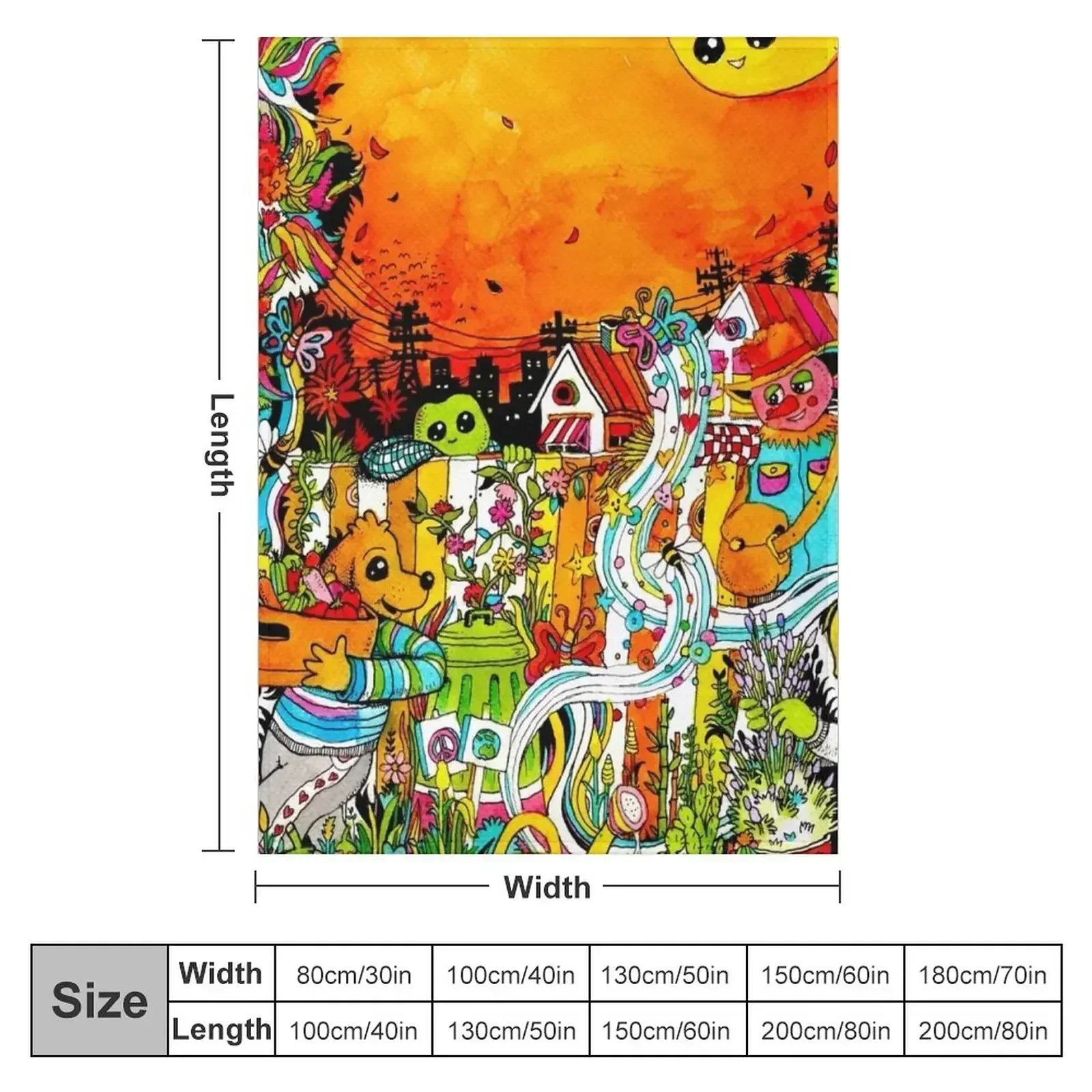 Urban Farm Time Throw Blanket cosplay anime manga Blankets For Bed Soft Plaid Blankets