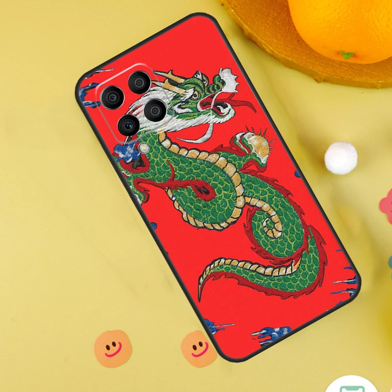 Ancient Japanese Dragon For Samsung Galaxy M20 M30s M31 M51 M15 M55 M13 M23 M33 M53 M12 M32 M52 M14 M34 M54 Case