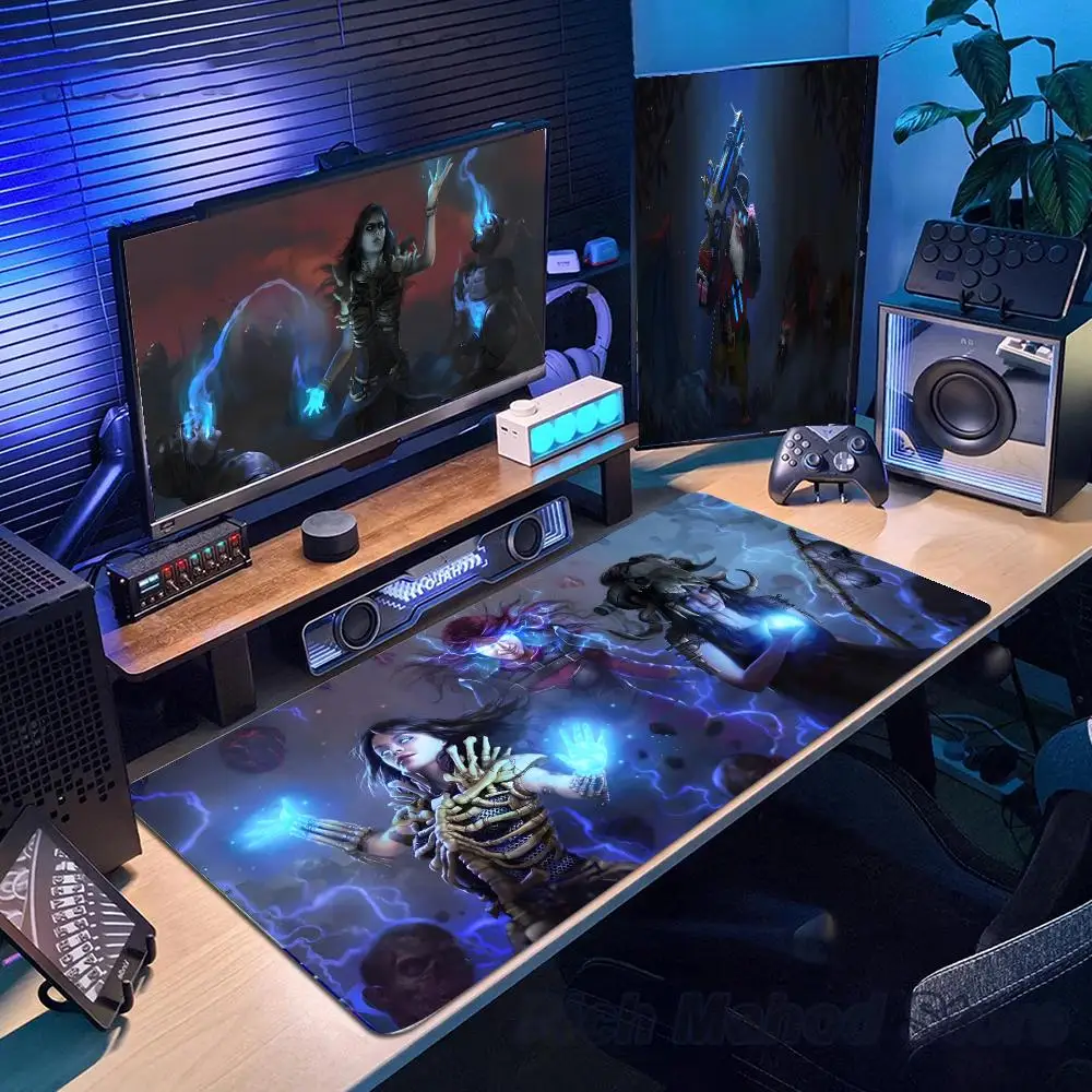 Path Of Exile 2 Mouse Pad Mousepad Large Gaming Mouse Pad LockEdge Thickened Computer Keyboard Table Desk Mat