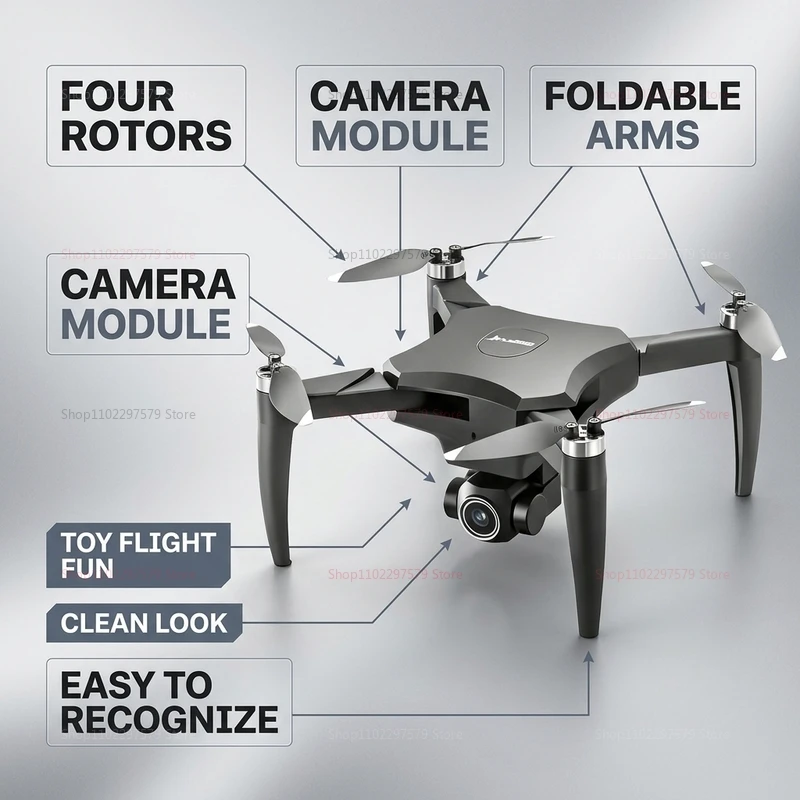 YL01 Mini Drone 8K Camera Professional FPV Wifi Brushless Foldable Obstacle Avoidance Large Screen Remote Control for Beginners view 2