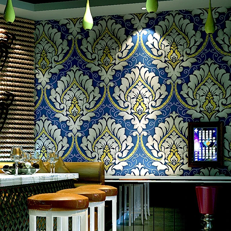 beibehang Geometric KTV gold foil wall papers home decor 3d flooring wallpapers for living room bedroom Hotel entertainment club
