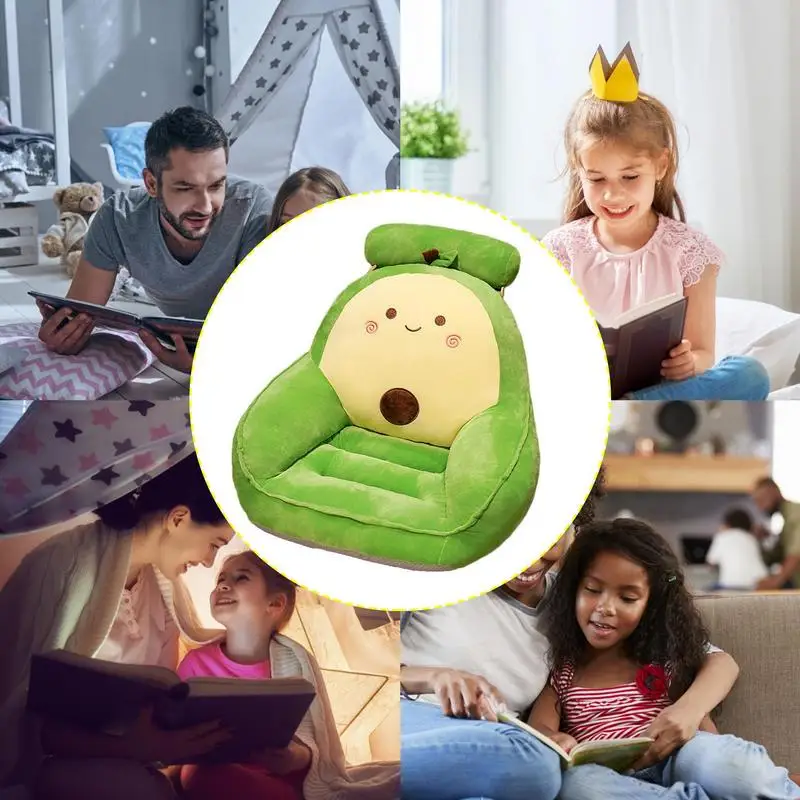 Cartoon Plush Soft Reading Pillow Back Support With Arms For Sitting Up In Bed Stuffed Comfortable Back Sofa Cushion For Adult