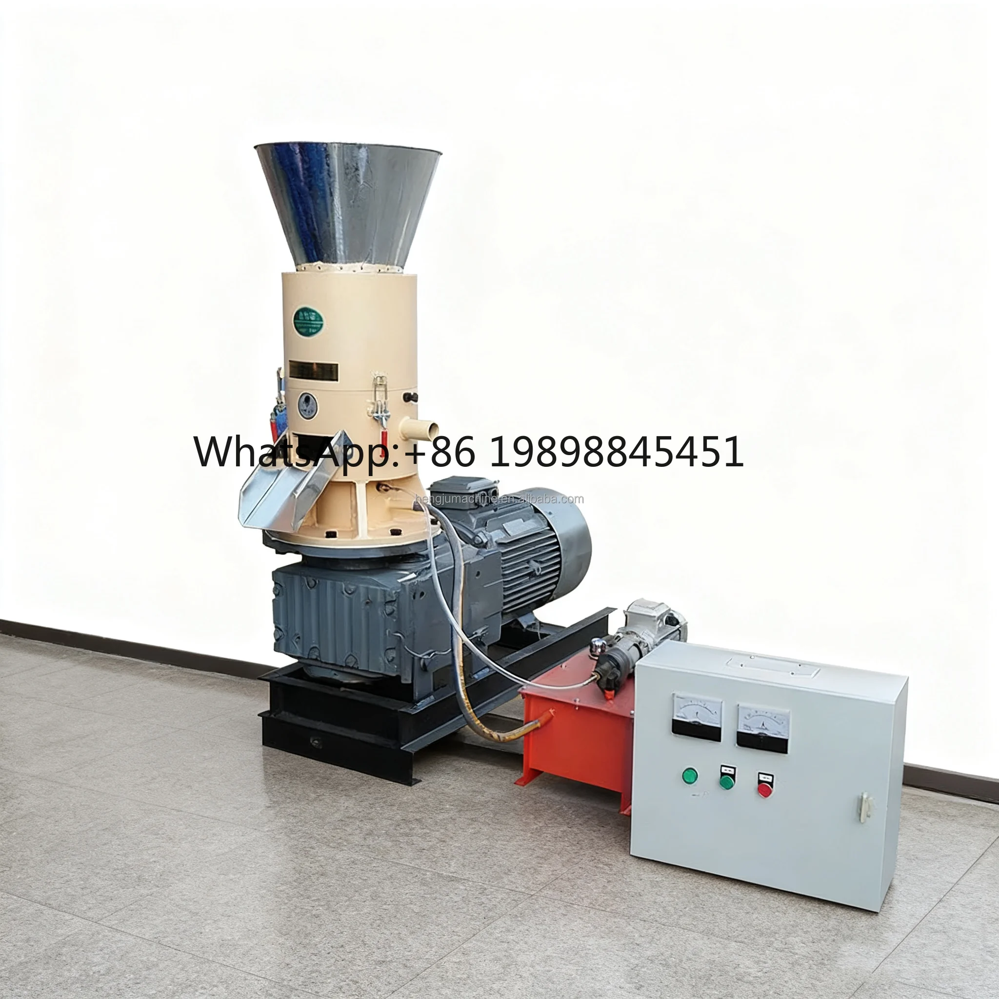 

Small Scale Wood Pellet Maker with Flat Die Design Easy to Operate and Maintain for Beginners and Small Businesses