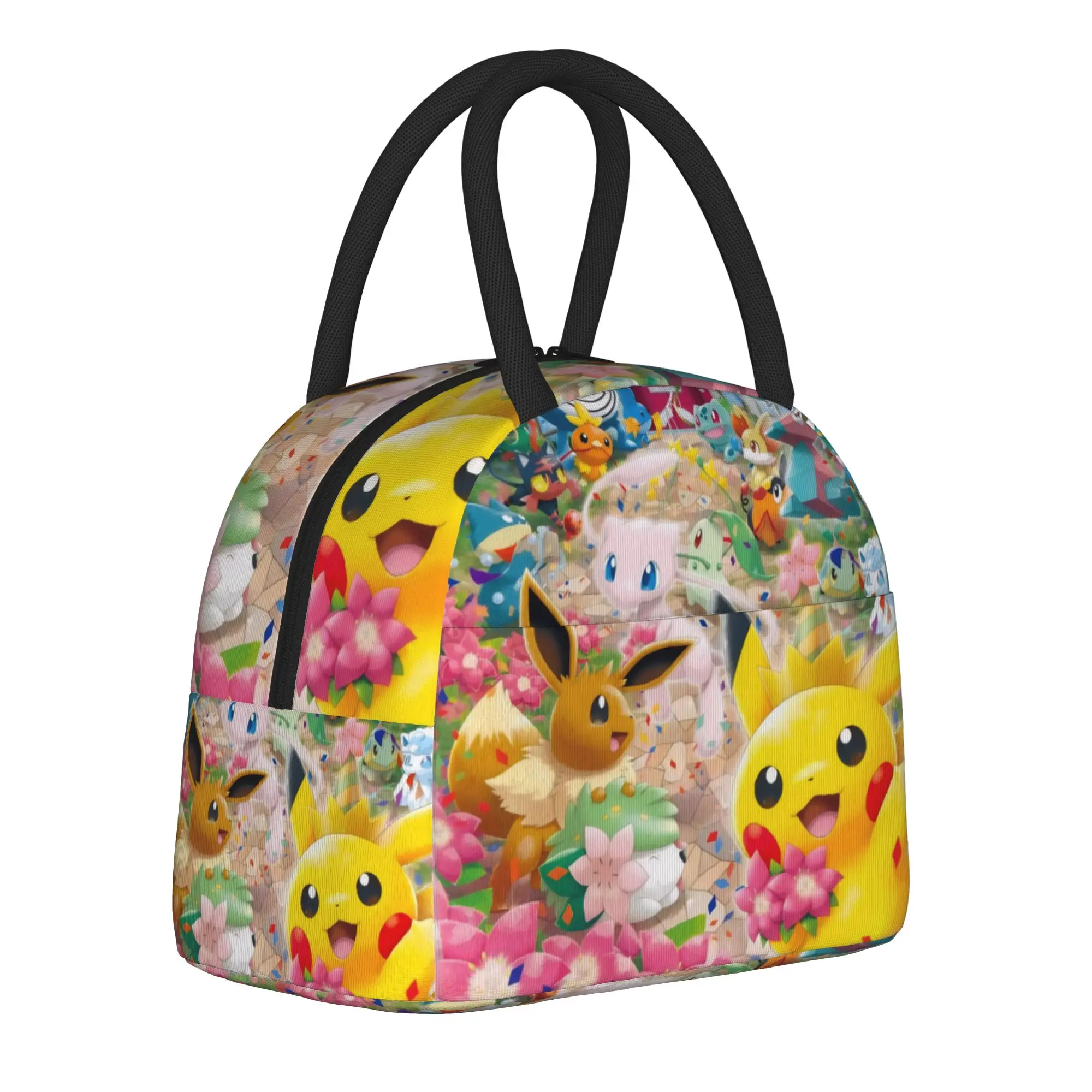bolsa-termica-isolada-para-almoco-desenho-animado-pokemon-recipiente-para-almoco-lancheira-fofa-com-estampa-de-flores-sacola-para-armazenamento-de-alimentos-escola-viagem