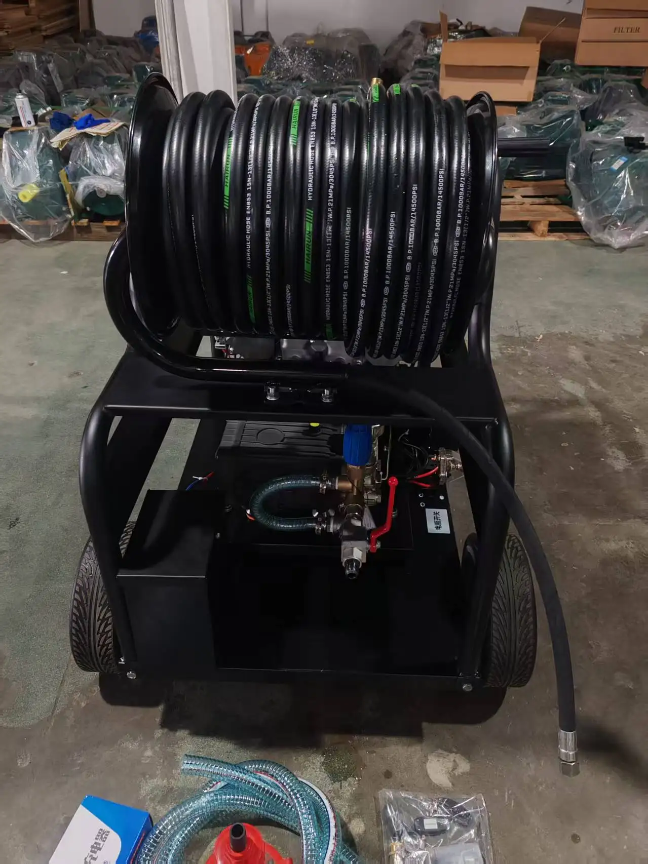 NEW 250 Bar 60L Drain Pipe Cleaner Professional Unblocking Efficient High Pressure Water Jet Pipe Sewer Cleaning Machine