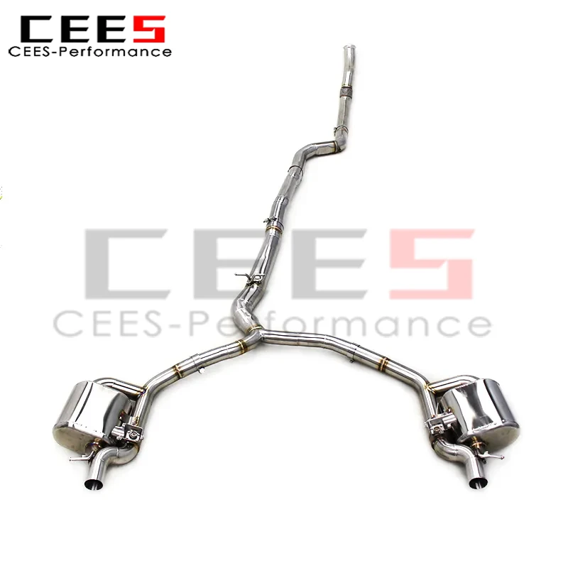 

cees Catback Muffler for 2019-2023 Mercedes-Benz E53 AMG W213 3.0T Stainless Steel Valvetronic Exhaust System with Controller