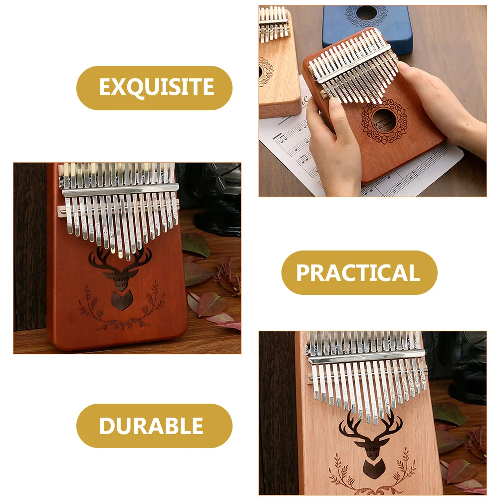 Kalimba Shrapnel 17 Keys Thumb Piano Repairing Parts Supplies 167x23cm Accessories Handmade Kit DIY Bridge Finger