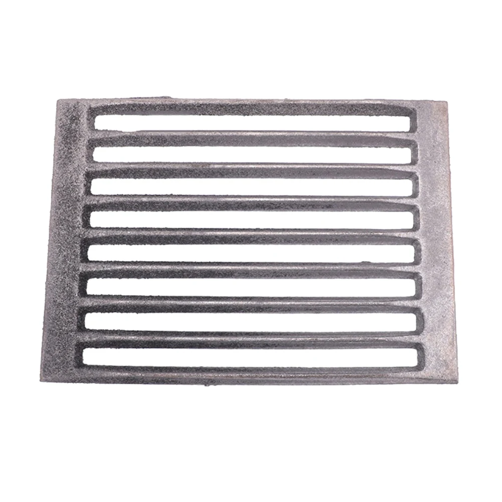 1pc Cast Iron Square Grill Grate Furnace Bottom Grate For Raw Iron Furnace Stove Temperature Resistant Boiler Grate Fittings