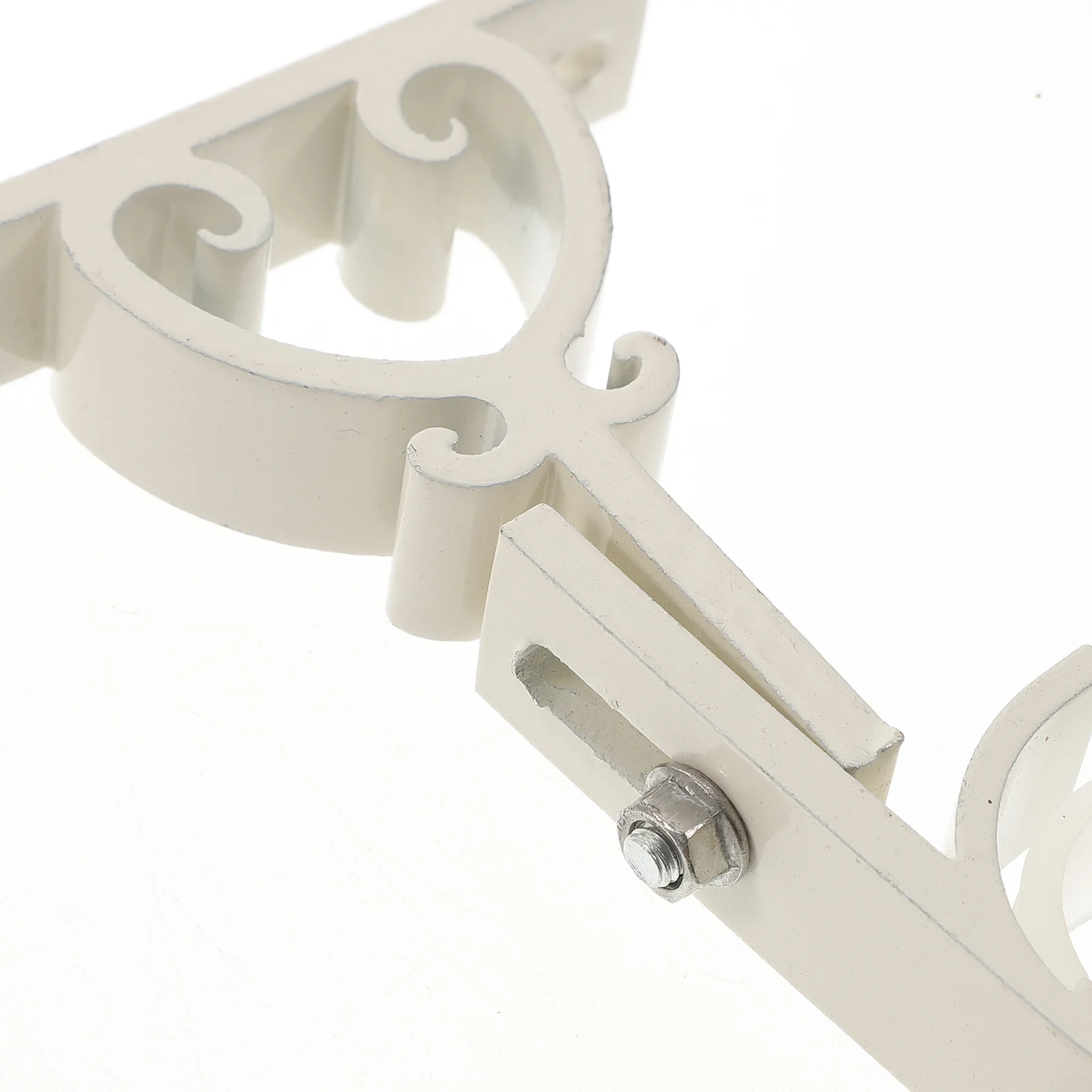 

2pcs Curtain Rod Brackets For Wall 22Mm Thickened Aluminum Alloy Adjustable Rotation Support Holder For Curtains Clothes Drying