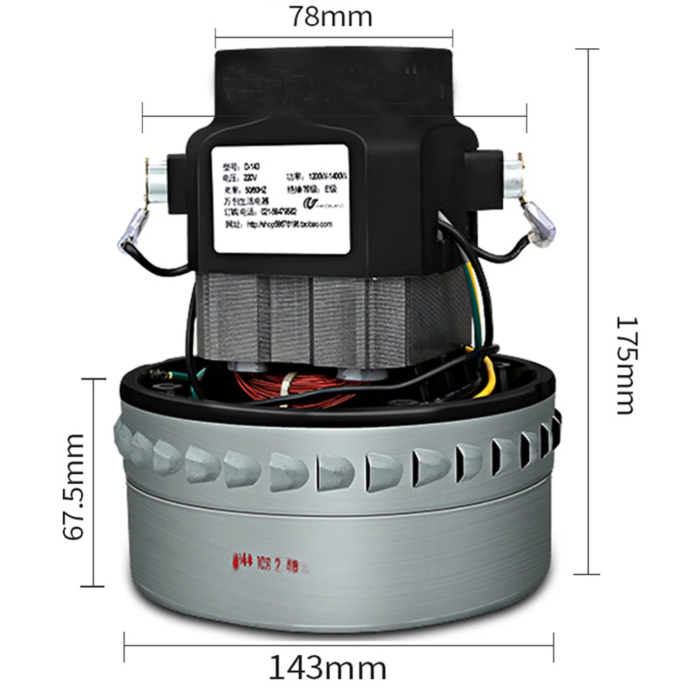 Imagem -03 - Aspirador de Alta Potência Fan Motor Uso Seco e Molhado Peça Mais Limpa para Bf501 Bf575 Bf822 50hz 220240v 1500w