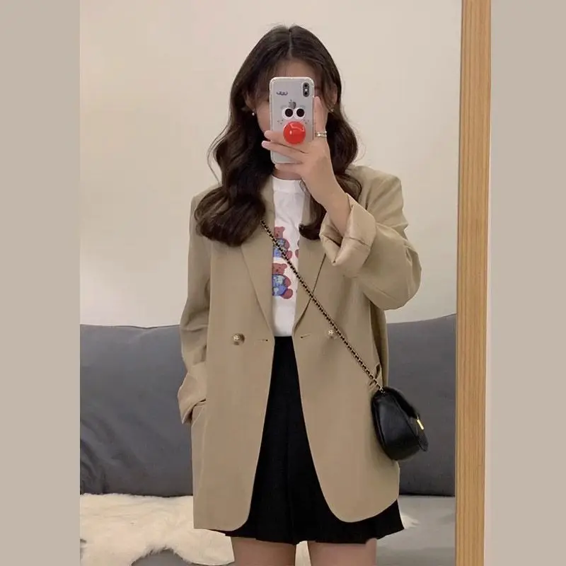 Blazers Dames Zomer Damespak Oversize Femme Kleding Trend 2025, Kantoorkleding Jassen Elegant Herfst Winter Outdoor Formeel